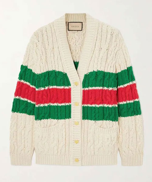 JK-22979<br><b>GUCCI</b><br>스트라이프 니트 울 가디건</b><br>[매장가-300만원대]