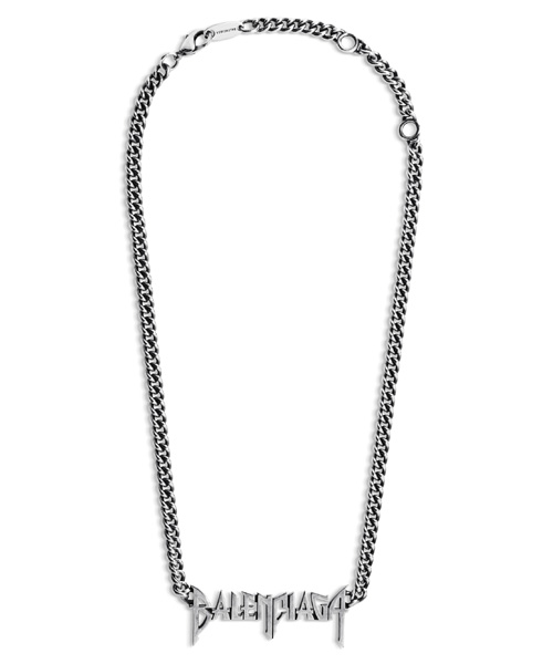 A-39479<br><b>BALENCIAGA</b><br>타이포 메탈 네크리스</b><br>[매장가-70만원대]