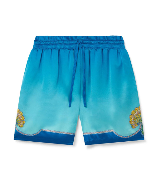P-15524<br><b>CASA BLANCA</b><br>COQUILLAGE COLORE SILK SHORTS</b><br>[매장가-90만원대]