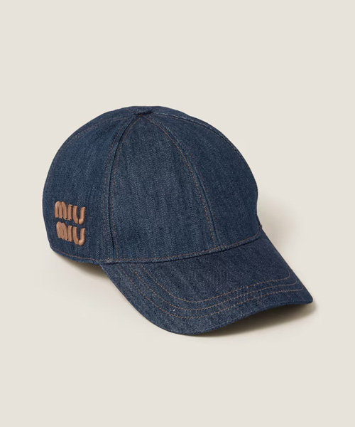 A-39517<br><b>MIU MIU</b><br>데님 베이스볼 캡</b><br>[매장가-70만원대]
