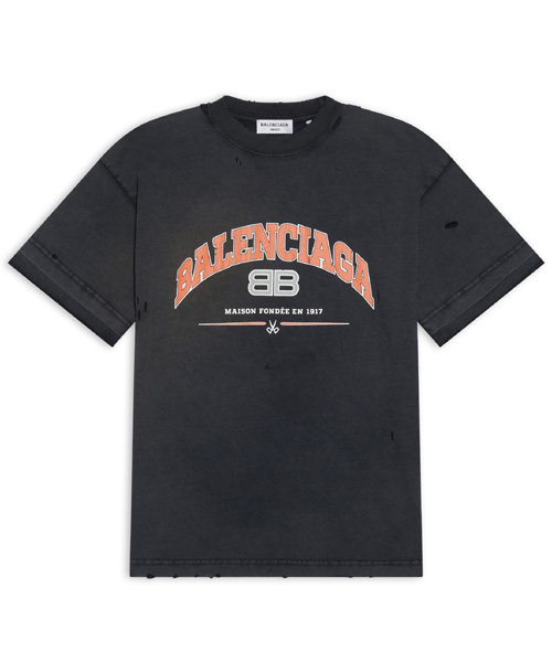 T-29609<br><b>BALENCIAGA</b><br>로고 코튼 티셔츠</b><br>[매장가-90만원대]