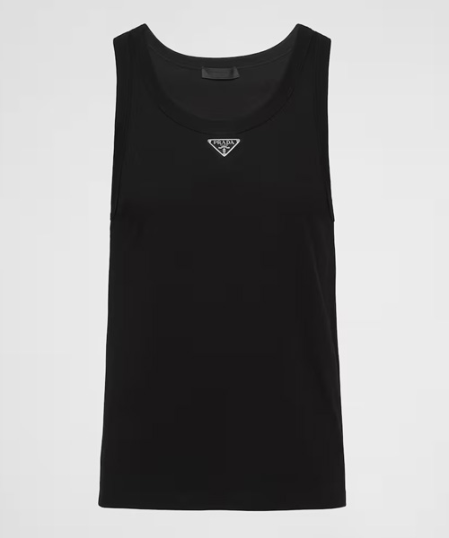 T-29564<br><b>PRADA</b><br>삼각 로고 패치 나시티</b><br>[매장가-130만원대]