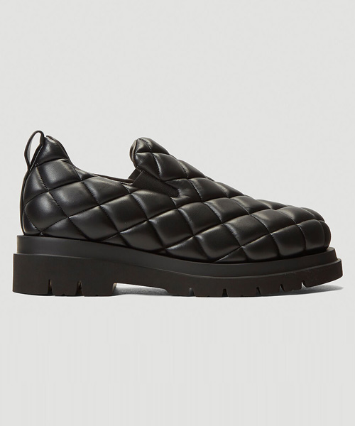A-39666<br><b>BOTTEGA VENETA</b><br>퀄팅 가죽 슈즈</b><br>[매장가-160만원대]