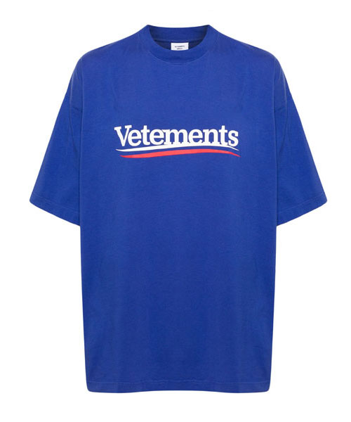 T-29601<br><b>VETEMENTS</b><br>로고 프린트 티셔츠</b><br>[매장가-80만원대]