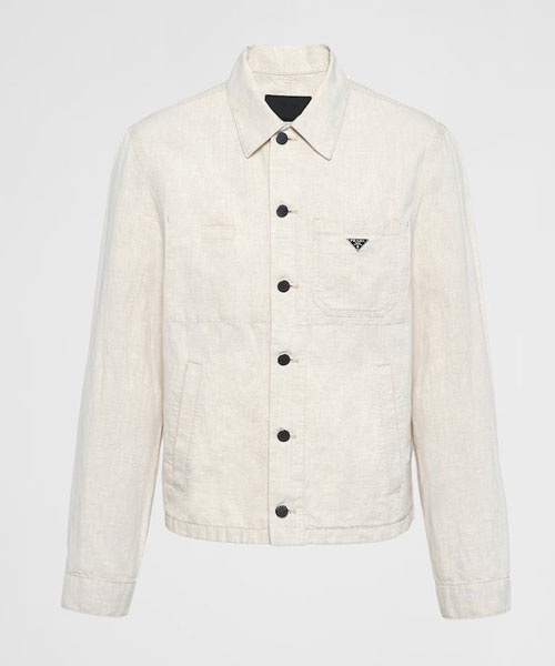 JK-23004<br><b>PRADA</b><br>샴브레이 블루종 자켓</b><br>[매장가-250만원대]