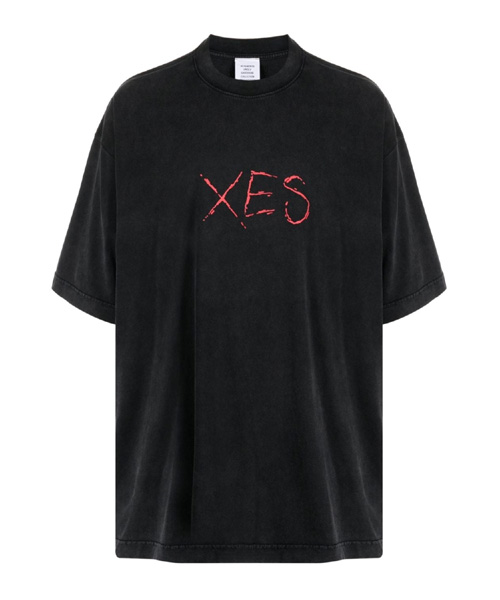 T-29669<br><b>VETEMENTS</b><br>XES 코튼 티셔츠</b><br>[매장가-100만원대]