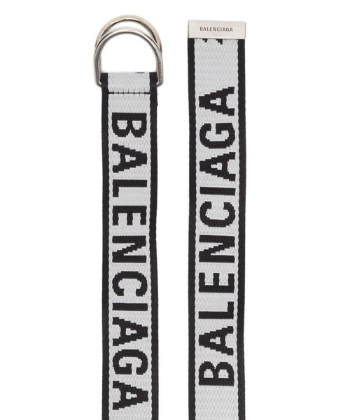A-39465<br><b>BALENCIAGA</b><br>D 링 벨트 화이트</b><br>[매장가-40만원대]