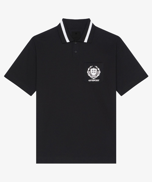 T-29630<br><b>GIVENCHY</b><br>로고 자수 코튼 폴로 셔츠</b><br>[매장가-100만원대]