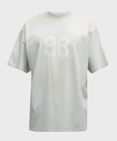 T-29641<br><b>BALENCIAGA</b><br>BB 프린트 코튼 티셔츠</b><br>[매장가-100만원대]