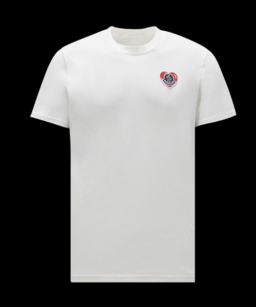 T-29623<br><b>MONCLER</b><br>로고 자수 코튼 티셔츠</b><br>[매장가-60만원대]