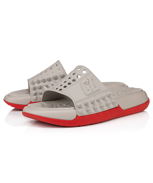 A-39704<br><b>CHRISTIAN LOUBOUTIN</b><br>로고 시그니처 패턴 슬리퍼</b><br>[매장가-50만원대]