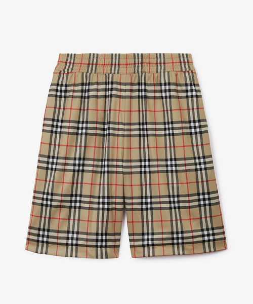 P-15496<br><b>BURBERRY</b><br>체크 밴딩 쇼츠</b><br>[매장가-90만원대]