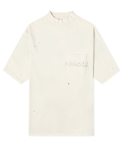 T-29588<br><b>MAISON MARGIELA</b><br>포켓 로고 페인팅 티셔츠</b><br>[매장가-70만원대]
