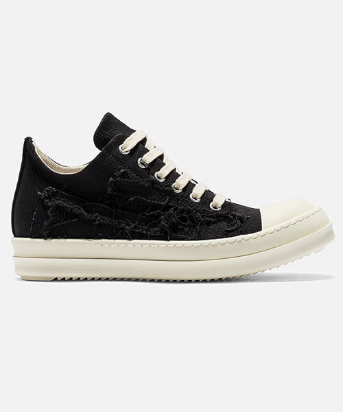 A-39454<br><b>RICK OWENS</b><br>슬래시드 로우 스니커즈</b><br>[매장가-100만원대]
