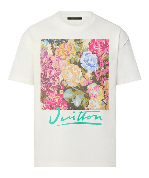 T-29722<br><b>LOUIS VUITTON</b><br>LV 플라워 태피스트리 프린트 티셔츠</b><br>[매장가-90만원대]