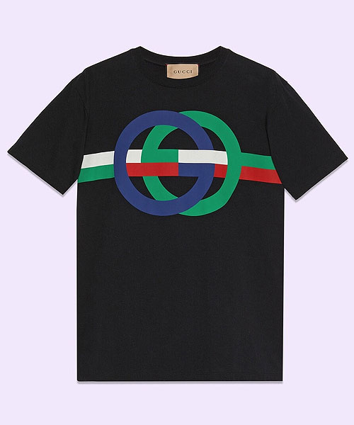 T-29592<br><b>GUCCI</b><br>GG 로고 프린트 코튼 티셔츠</b><br>[매장가-100만원대]