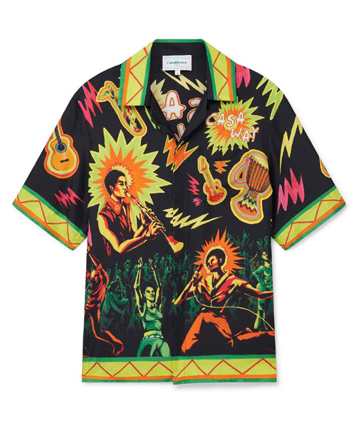 S-5105<br><b>CASA BLANCA</b><br>MUSIC FOR THE PEOPLE SILK SHIRT</b><br>[매장가-130만원대]
