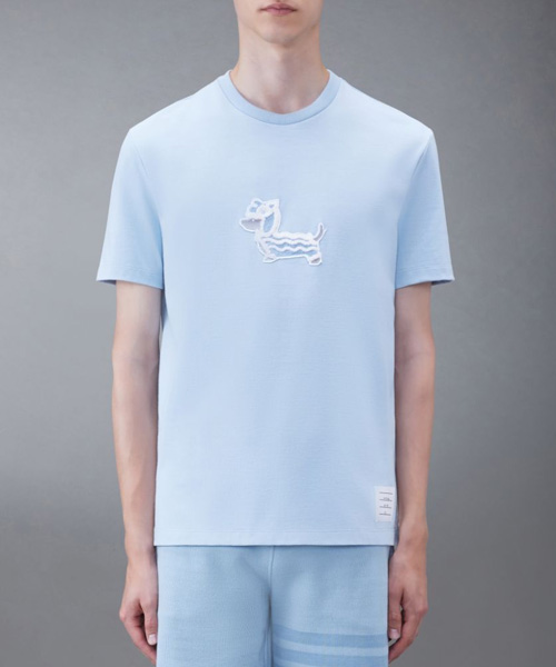 T-29662<br><b>THOM BROWNE</b><br>페스티브 저지 반소매 헥터 티</b><br>[매장가-100만원대]