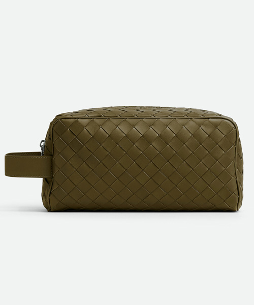 A-39566<br><b>BOTTEGA VENETA</b><br>인트레치아토 여행용 파우치</b><br>[매장가-240만원대]