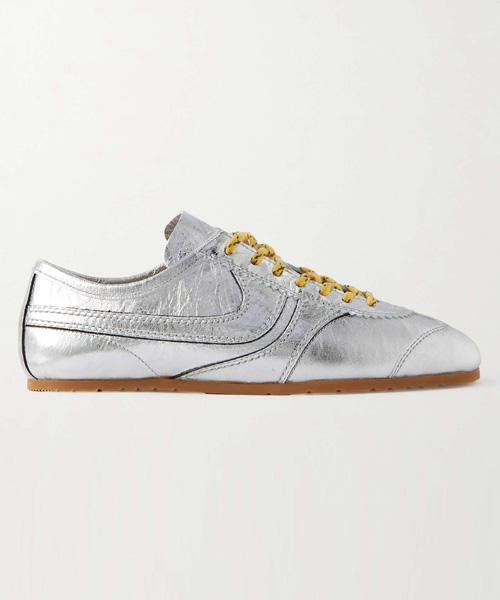 A-39650<br><b>DRIES VAN NOTEN</b><br>메탈릭 가죽 스니커즈</b><br>[매장가-80만원대]