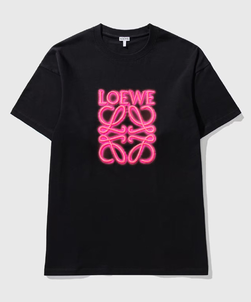T-29610<br><b>LOEWE</b><br>네온 로고 코튼 티셔츠</b><br>[매장가-80만원대]