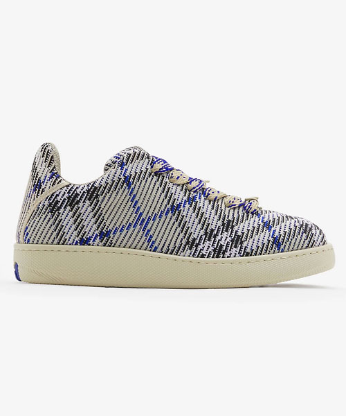 A-39679<br><b>BURBERRY</b><br>체크 니트 박스 스니커즈</b><br>[매장가-100만원대]