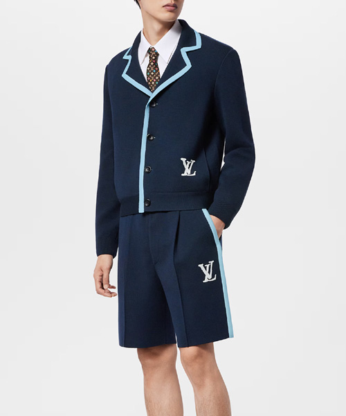 SET-3438<br><b>LOUIS VUITTON</b><br>시그니처 니트 울 블루종</b><br>[매장가-600만원대]