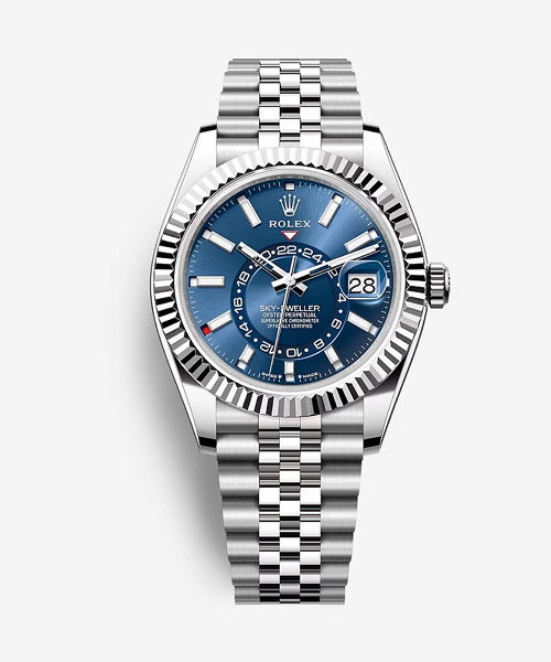 A-39857<br><b>ROLEX</b><br>스카이드웰러 42mm 336934 브라이트 블루 쥬빌리</b><br>[리셀가-3000만원대]