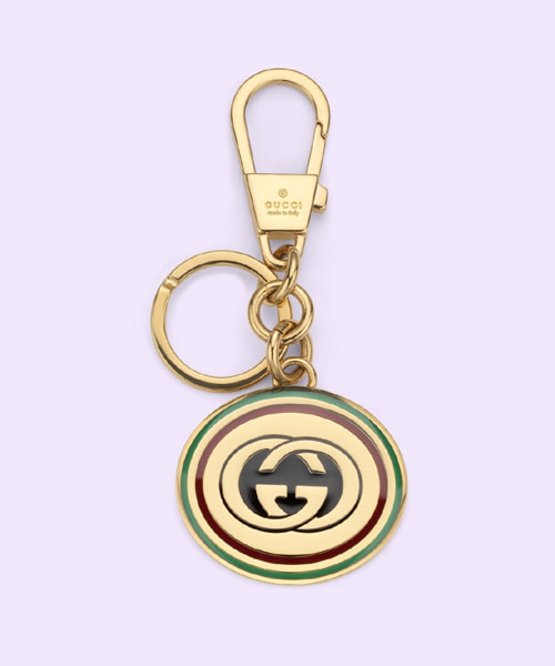 A-40278<br><b>GUCCI</b><br>인터로킹 G 에나멜 키체인</b><br>[매장가-70만원대]