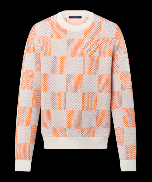 T-29895<br><b>LOUIS VUITTON</b><br>다미에 자카드 코튼 풀오버</b><br>[매장가-200만원대]