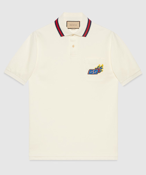T-29808<br><b>GUCCI</b><br>포켓 로고 자수 코튼 폴로셔츠</b><br>[매장가-100만원대]