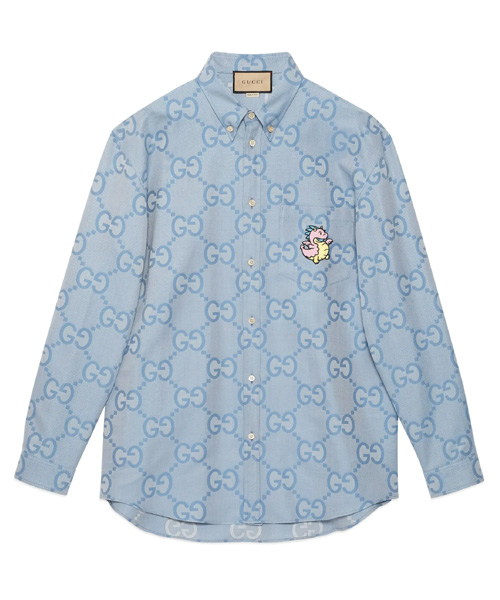 S-5158<br><b>GUCCI</b><br>GG 옥스퍼드 코튼 셔츠</b><br>[매장가-150만원대]