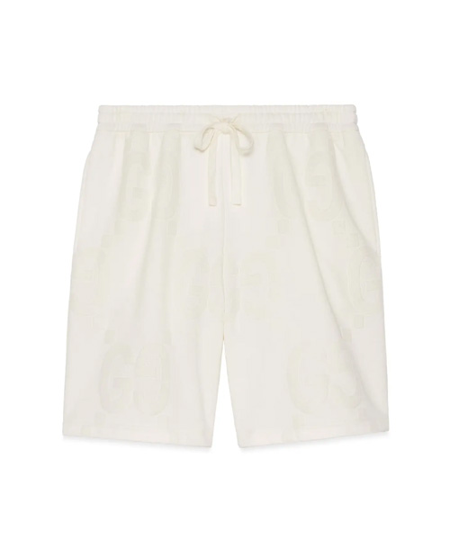 P-15659<br><b>GUCCI</b><br>GG 프린트 코튼 쇼츠</b><br>[매장가-180만원대]