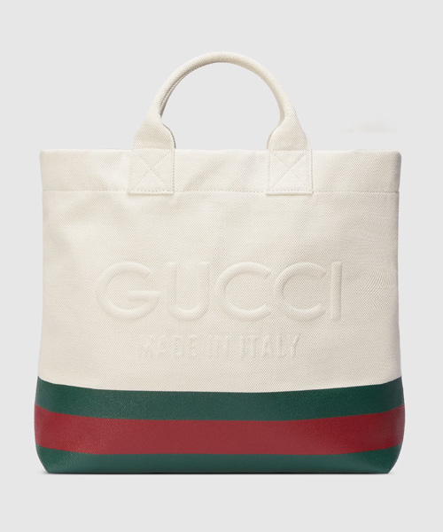 A-39977<br><b>GUCCI</b><br>엠보스 디테일 캔버스 토트백</b><br>[매장가-240만원대]