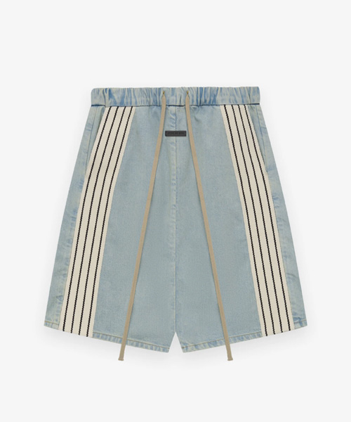 P-15607<br><b>FEAR OF GOD</b><br>데님 스트라이프 릴렉스 쇼츠</b><br>[매장가-80만원대]