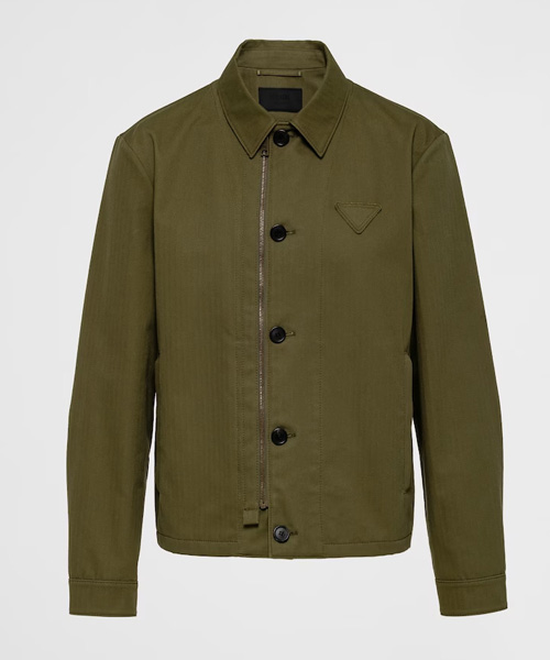 JK-23031<br><b>PRADA</b><br>밀리터리 그린 코튼 자켓</b><br>[매장가-290만원대]