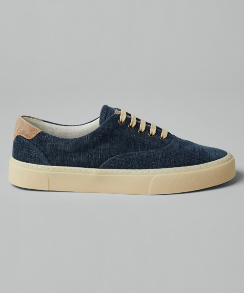 A-40218<br><b>BRUNELLO CUCINELLI</b><br>캔버스 스니커즈</b><br>[매장가-100만원대]