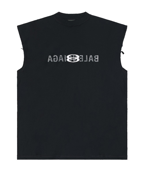 T-29783<br><b>BALENCIAGA</b><br>로고 프린트 코튼 나시 티</b><br>[매장가-70만원대]