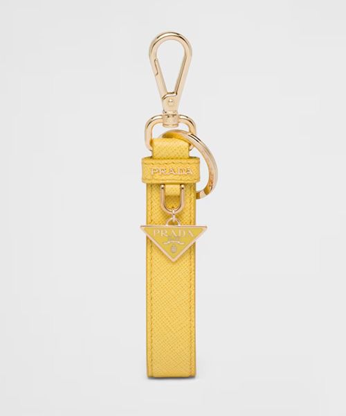 A-39766<br><b>PRADA</b><br>사피아노 가죽 키체인</b><br>[매장가-50만원대]