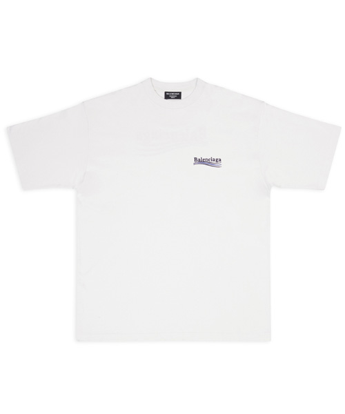 T-29804<br><b>BALENCIAGA</b><br>폴리티컬 캠페인 코튼 티셔츠</b><br>[매장가-90만원대]