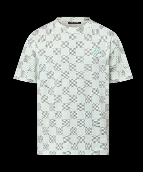 T-29768<br><b>LOUIS VUITTON</b><br>시그니처 패턴 숏 슬리브 코튼 티셔츠</b><br>[매장가-120만원대]