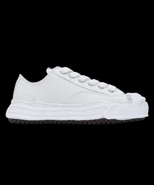 A-40269<br><b>MIHARA YASUHIRO</b><br>행크 OG 솔 러버 페인트 캔버스 스니커즈</b><br>[매장가-50만원대]