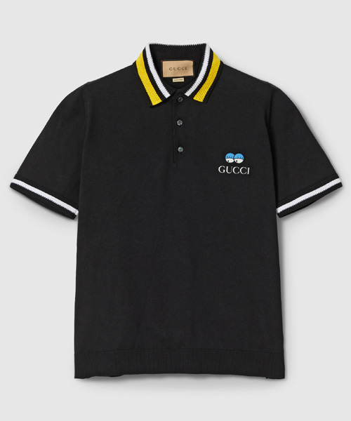 T-29795<br><b>GUCCI</b><br>로고 자수 울 폴로 셔츠</b><br>[매장가-170만원대]