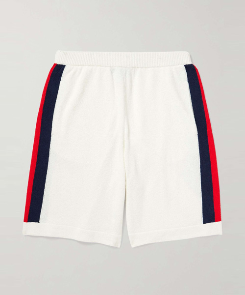 P-15592<br><b>GUCCI</b><br>스트라이프 코튼 쇼츠</b><br>[매장가-200만원대]