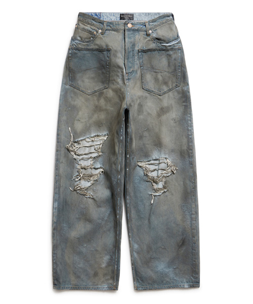 P-15614<br><b>BALENCIAGA</b><br>포켓 패치 배기 데님 팬츠</b><br>[매장가-200만원대]