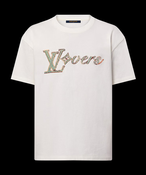 T-29861<br><b>LOUIS VUITTON</b><br>엠브로이더드 숏 슬리브 코튼 티셔츠</b><br>[매장가-200만원대]