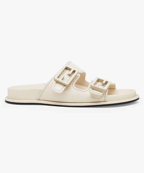 A-39765<br><b>FENDI</b><br>필 레더 슬라이드</b><br>[매장가-130만원대]