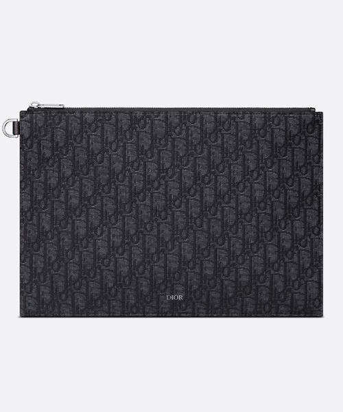 A-39909<br><b>DIOR</b><br>오블리크 자카드 A4 파우치</b><br>[매장가-130만원대]