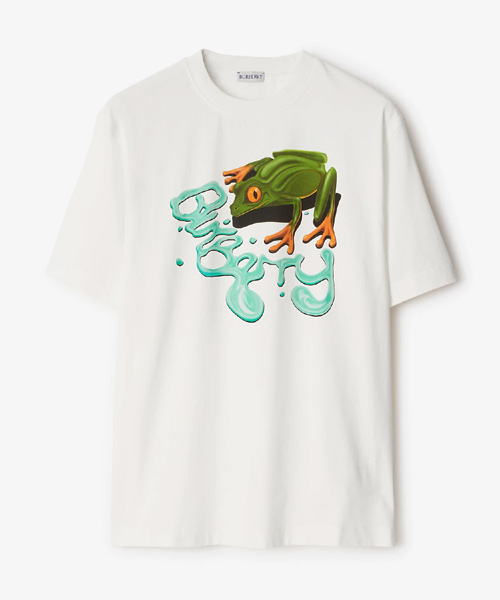 T-29870<br><b>BURBERRY</b><br>프로그 코튼 티셔츠</b><br>[매장가-80만원대]