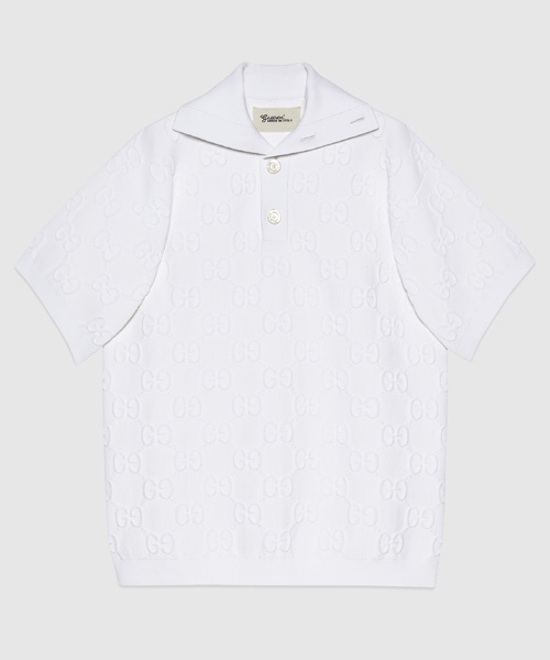 T-29782<br><b>GUCCI</b><br>비스코스 자카드 폴로셔츠</b><br>[매장가-300만원대]